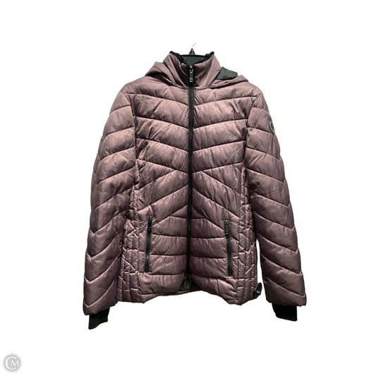 Jacket Puffer & Quilted By Hfx In Purple, Size: L