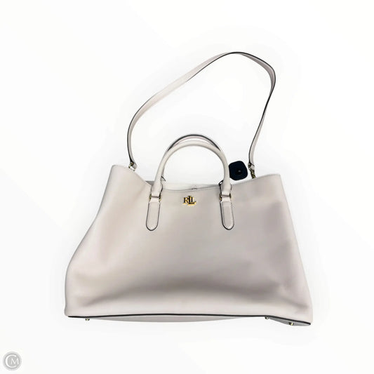 Handbag Leather By Ralph Lauren, Size: Large