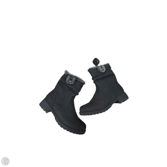 Boots Mid-calf Flats By Dept 222 In Black, Size: 8.5