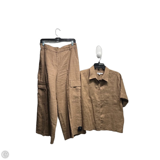 Pants Set 2pc By Chicos In Brown, Size: 10