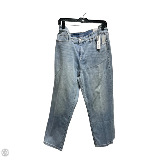 Jeans Straight By Chicos In Blue Denim, Size: 12