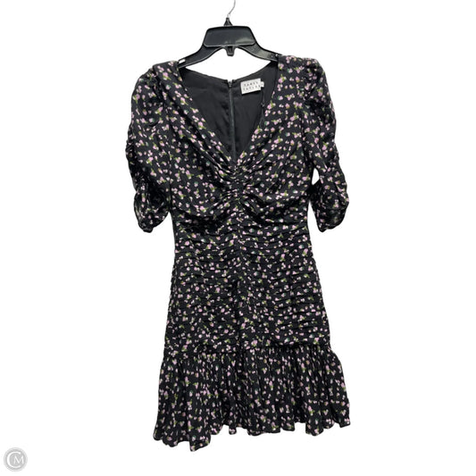 Dress Designer By Tanya Taylor In Black & Purple, Size: Xs