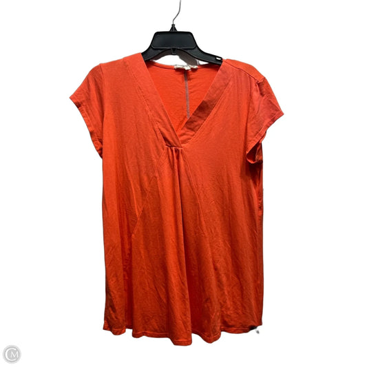Top Short Sleeve Designer By Johnny Was In Orange, Size: S