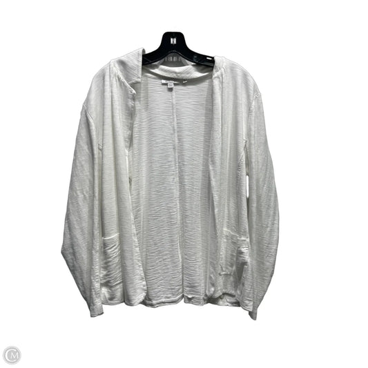Cardigan By Chicos In White, Size: 1x