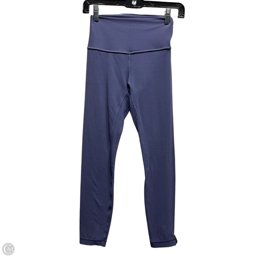 Athletic Leggings By Lululemon In Purple, Size: 4