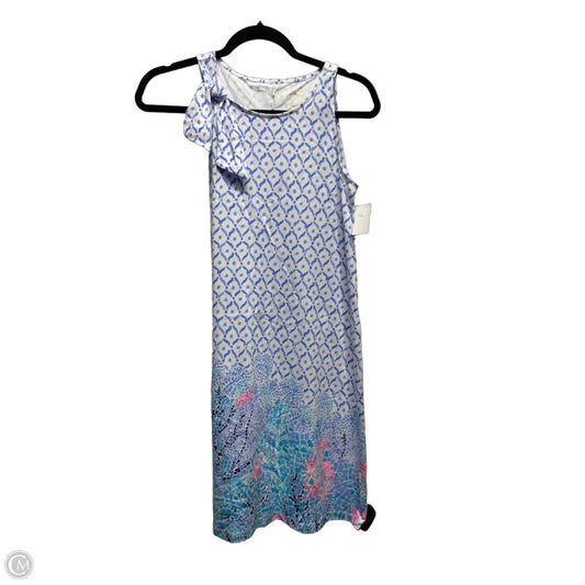Dress Designer By Lilly Pulitzer In Blue & White, Size: Xxs