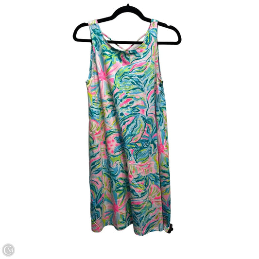 Dress Designer By Lilly Pulitzer In Green & Pink, Size: S