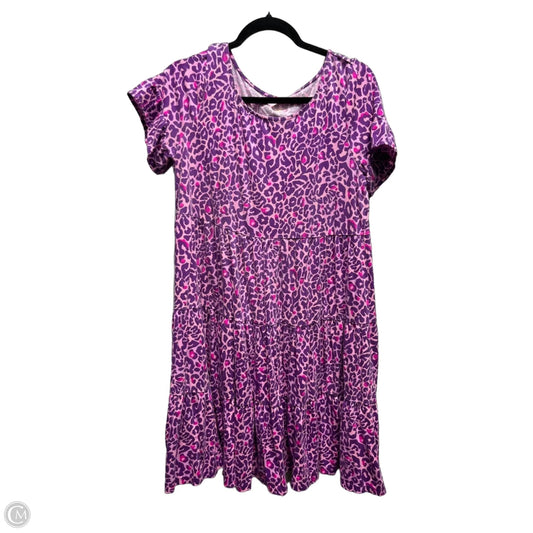Dress Designer By Lilly Pulitzer In Pink & Purple, Size: L