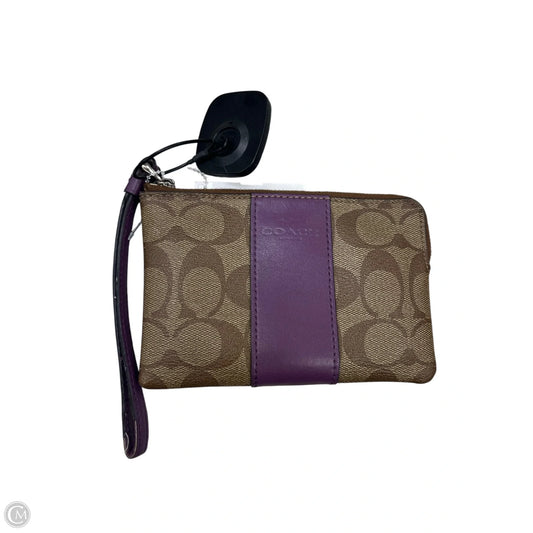 Wristlet Designer By Coach, Size: Small