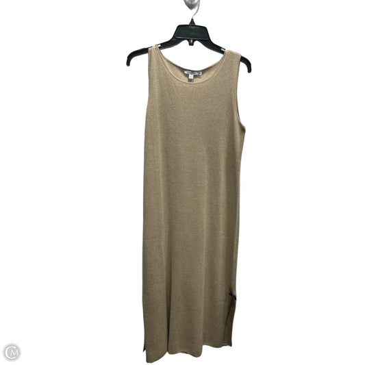 Dress Party Long By Chicos In Gold, Size: M