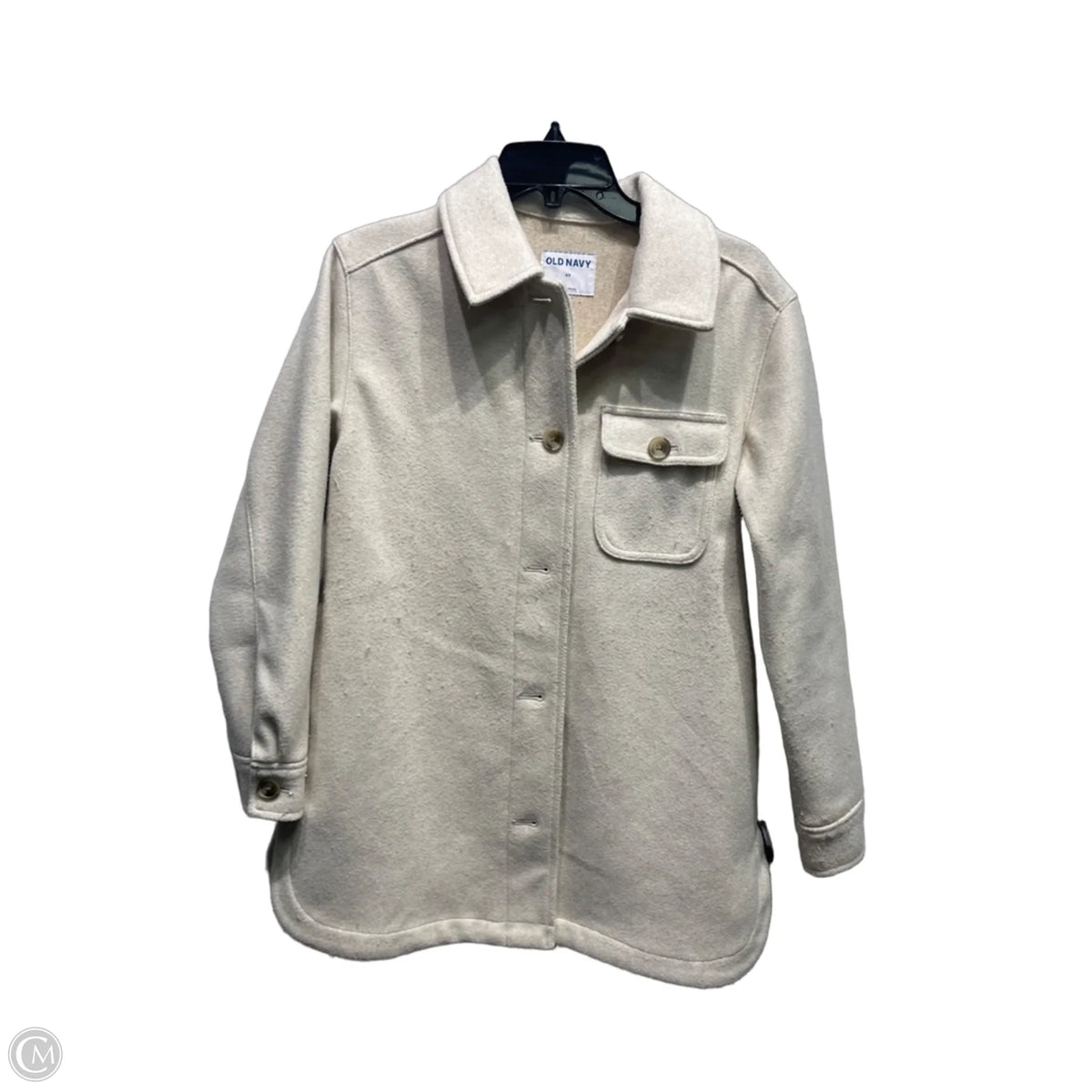Coat Wool By Old Navy In Tan, Size: Xs