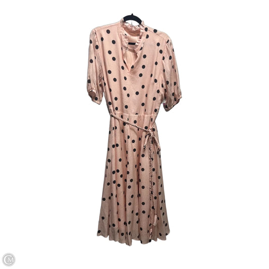 Dress Casual Maxi By Elie Tahari In Black & Pink, Size: Xl