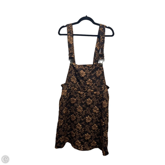 Dress Casual Short By Bloomchic In Brown, Size: Xl