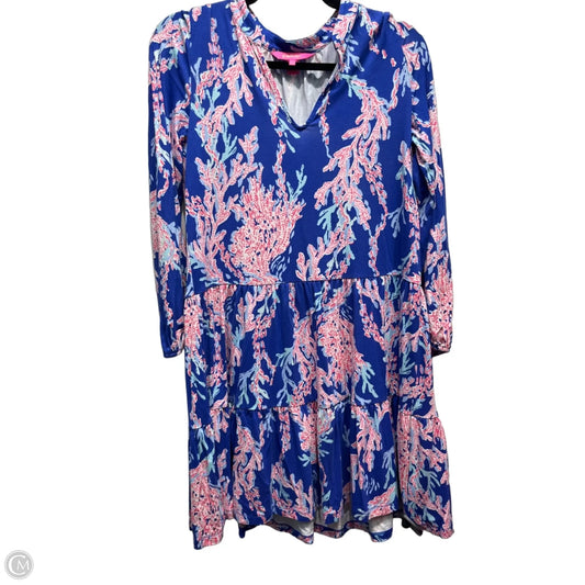 Dress Designer By Lilly Pulitzer In Blue & Pink, Size: S