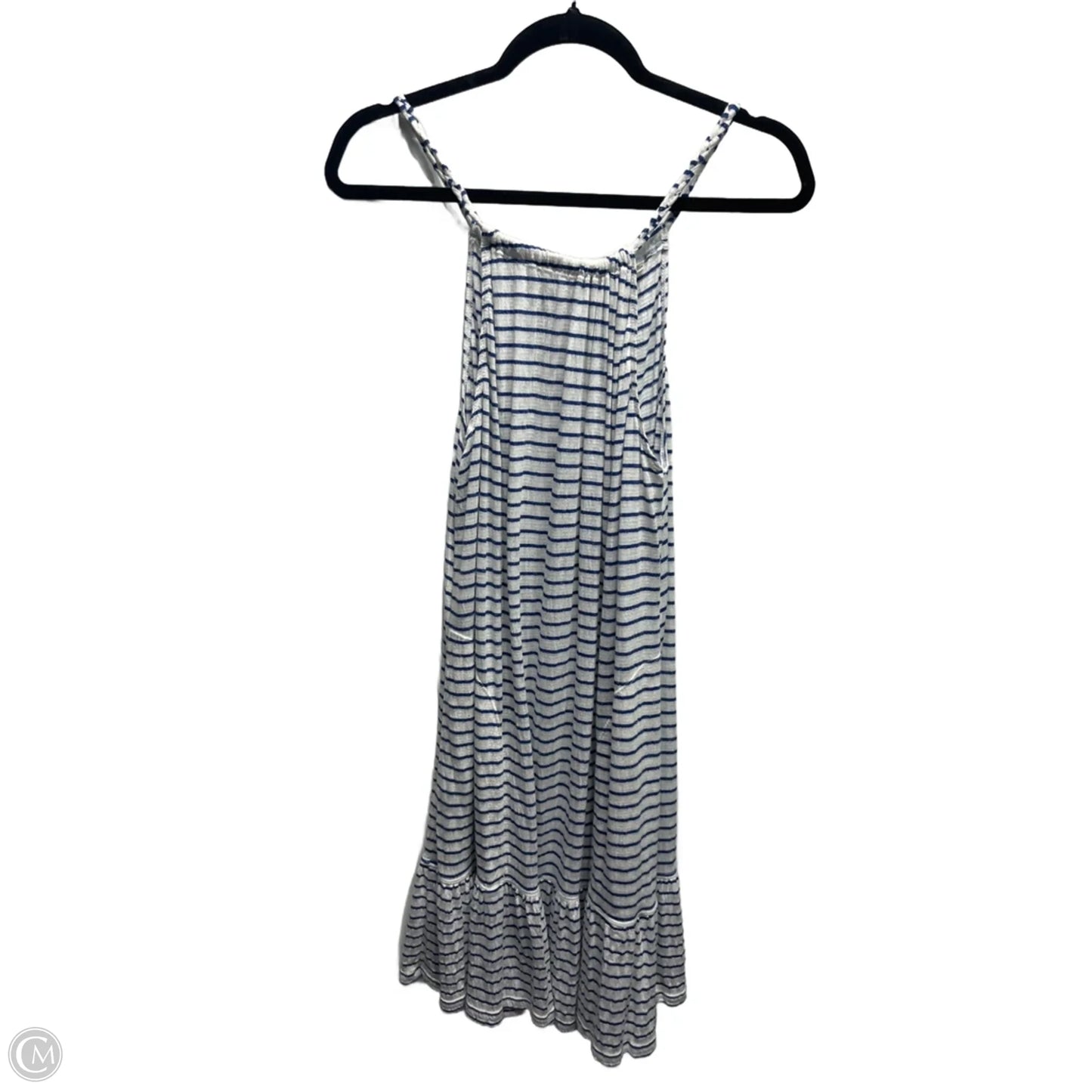 Dress Casual Short By Max Studio In Blue & White, Size: S