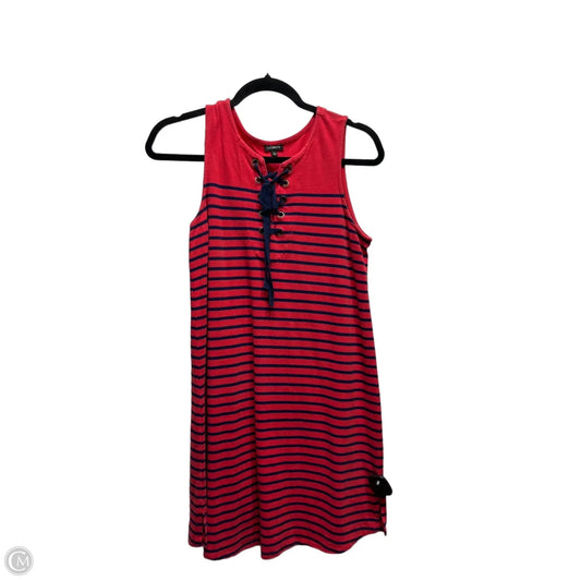 Dress Casual Midi By Talbots In Blue & Red, Size: S