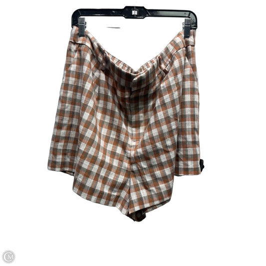 Shorts By Nine West In Plaid Pattern, Size: 1x