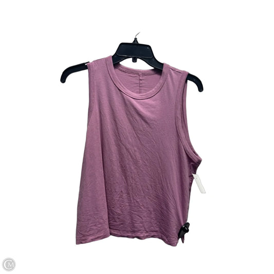 Athletic Tank Top By Lululemon In Mauve, Size: S