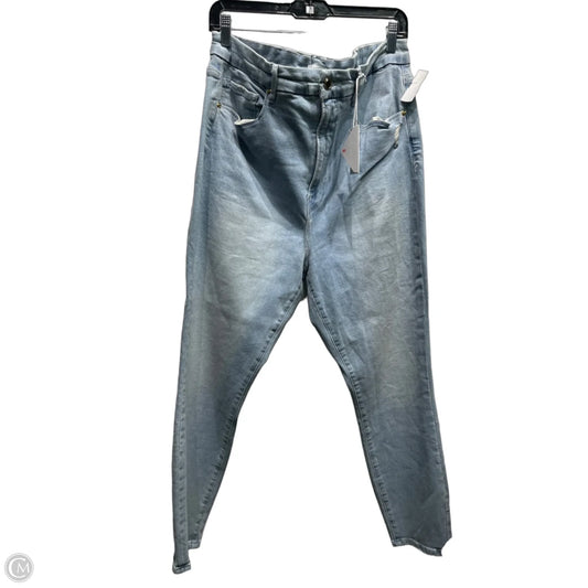 Jeans Skinny By Good American In Blue Denim, Size: 20