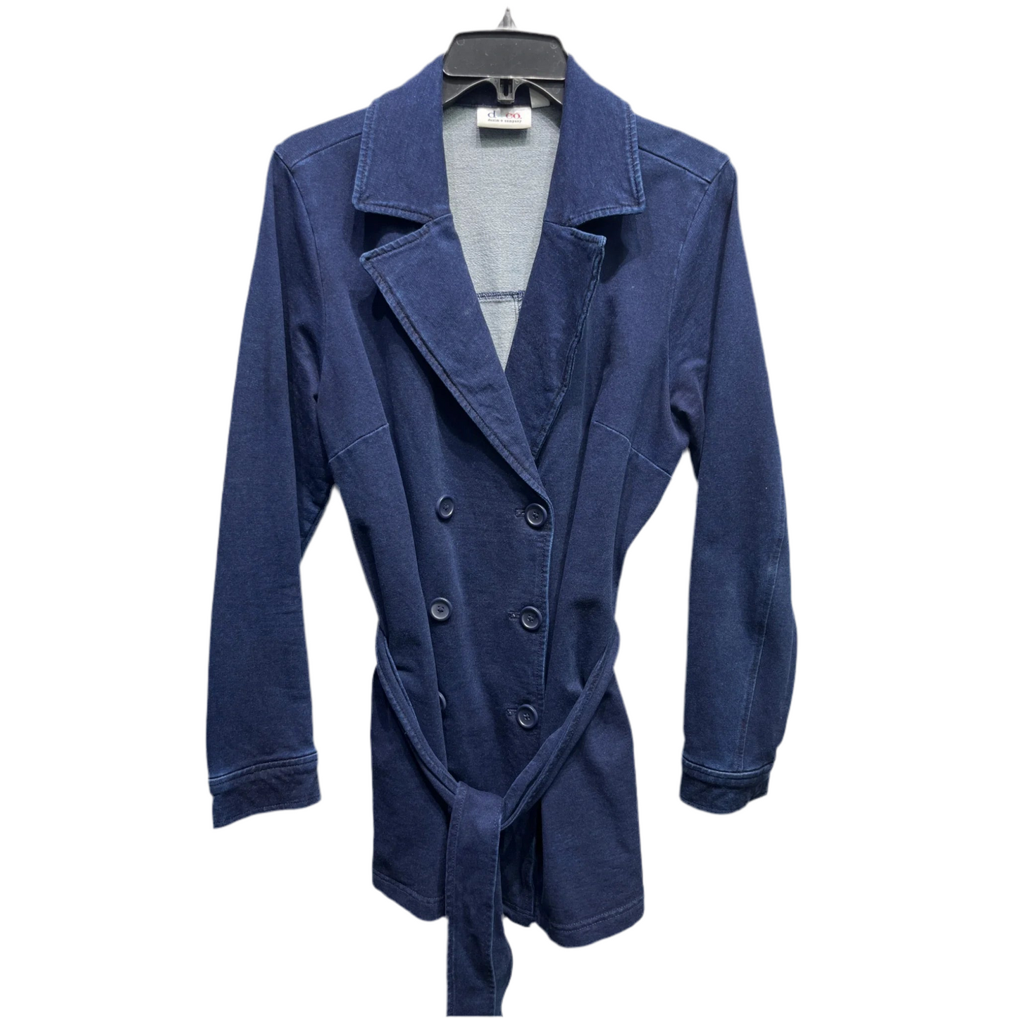 Jacket Other By Denim And Company In Blue, Size: S